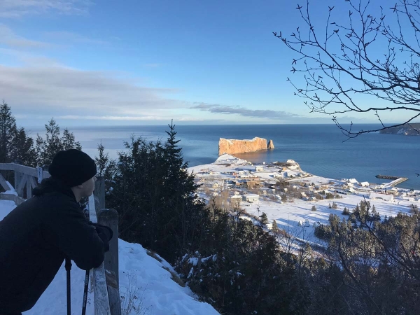 Percé en hiver