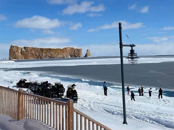 Percé en hiver